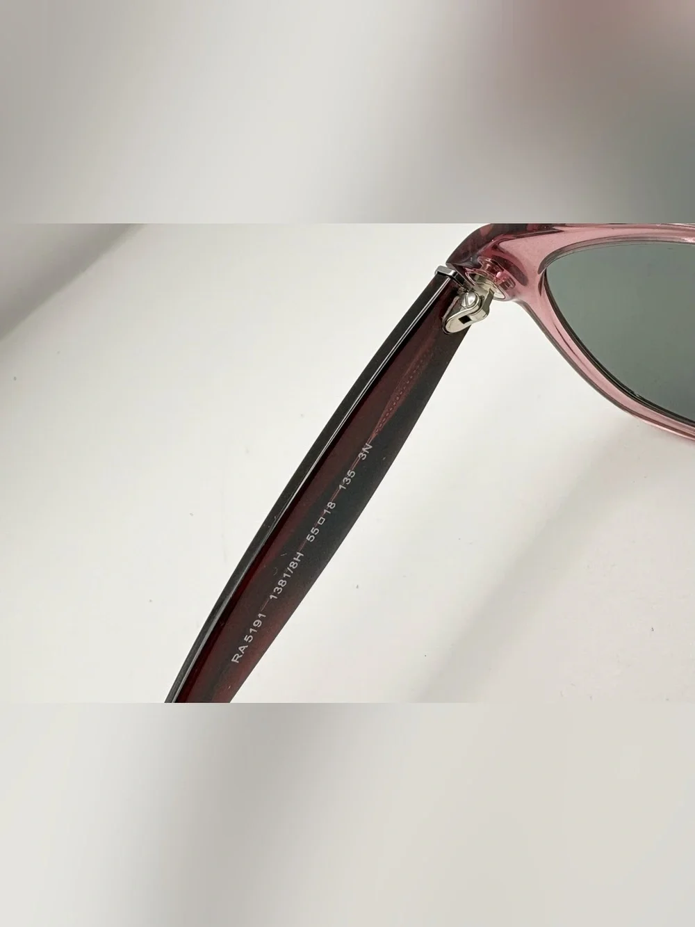 Ralph Lauren RA5191 Pink Burgundy Oval Sunglasses Frames Only